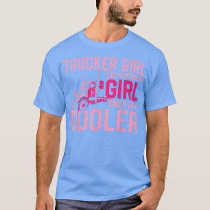 LKW-LKW-Fahrer Girl Vintag Trucker Girl Lik T-Shirt
