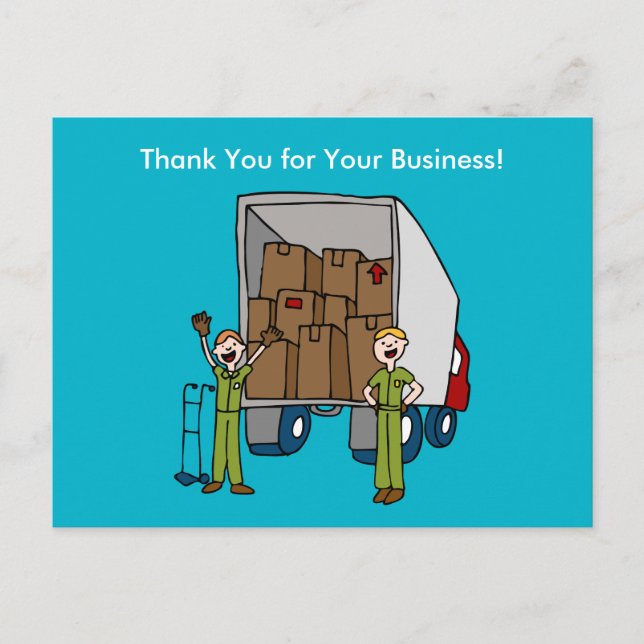 Lkw Männer - Postkarte (Vorderseite)