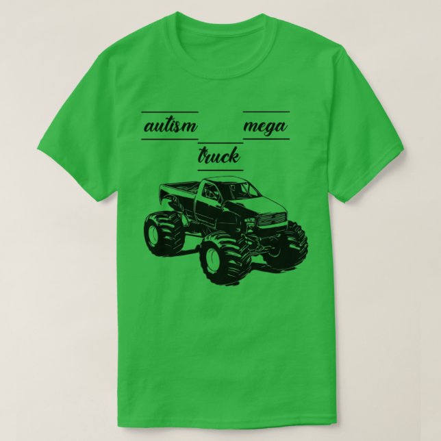 LKW-Mega-Autismus Klassiker 3 T-Shirt (Design vorne)