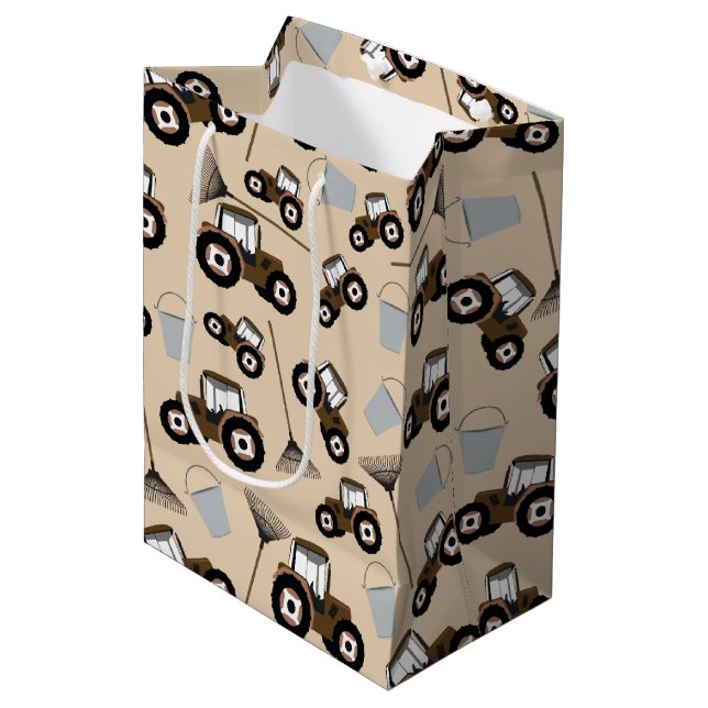 LKW-Musterbaumausrüstung Mittlere Geschenktüte (Vorderseite Schrägansicht)