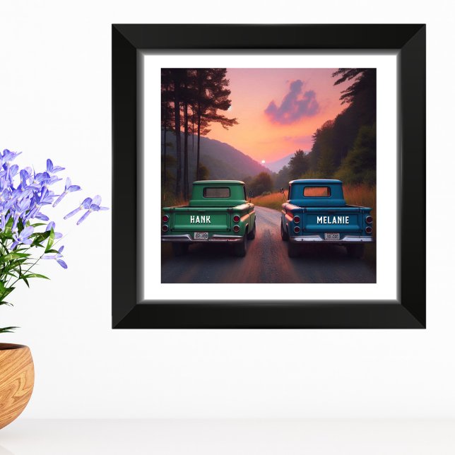 LKW Nostalgie aus den 1960er Jahren auf den Indivi Fotodruck (Von Creator hochgeladen)