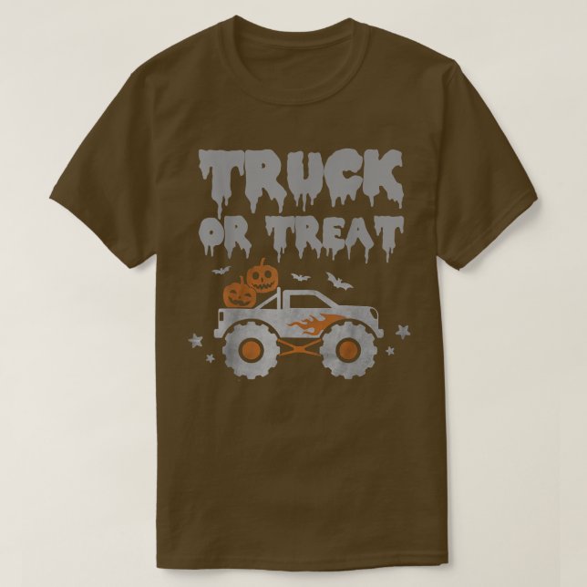 Lkw oder Leckerei Funny Pumpkins Fledermäuse Klein T-Shirt (Design vorne)