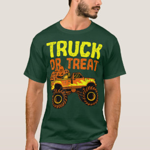 Lkw oder Leckerei Pumpkins Kleinkind Boys Hallowee T-Shirt