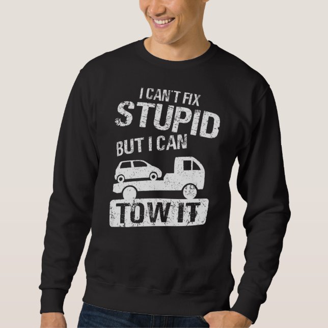 LKW-Schleppdienst Sweatshirt (Vorderseite)