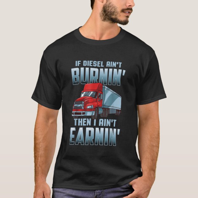 LKW-Shirts für Männer - LKW-Fahrer T-Shirt (Vorderseite)