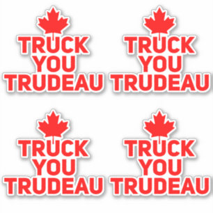LKW Sie Trudeau Trucker Anti Justin Trudeau Aufkleber