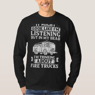 LKW-Sirenen-Leuchten Feuerwehr Motor Brandbekämpfu T-Shirt