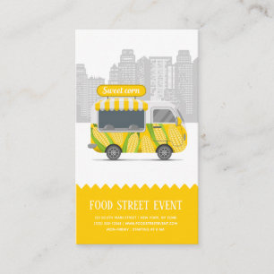 LKW-Straße Zuckermais Visitenkarte