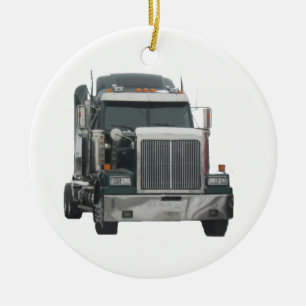 LKW-Traktor Keramik Ornament
