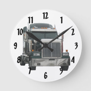 LKW-Traktor-Wanduhr Runde Wanduhr