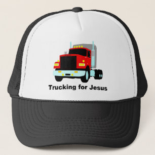 LKW-Transport für Jesus Truckerkappe