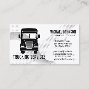 LKW-Transport-Logo   Versand   Fracht Visitenkarte