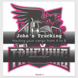 LKW-Transportunternehmen - Werbung Aufkleber