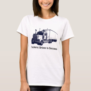 Lkw- und Lkw-Fahrer Positives Shirt