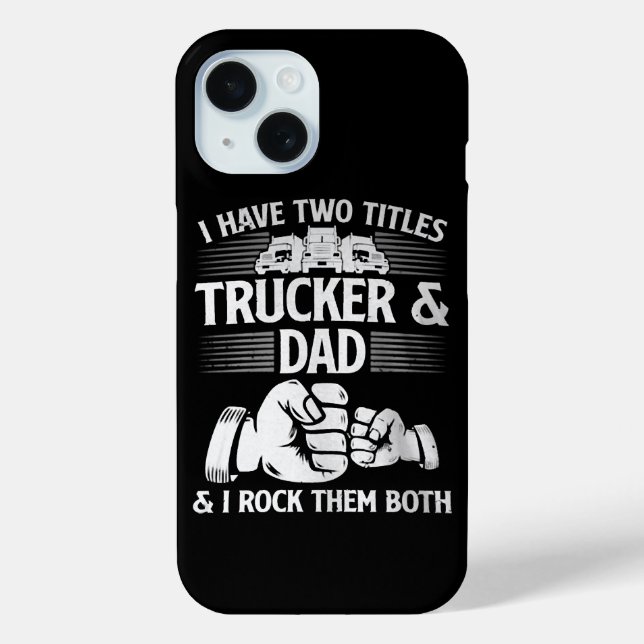 LKW und Vater Case-Mate iPhone Hülle (Rückseite)