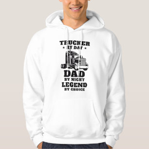 LKW und Vater - Helden auf der Straße und auf der Hoodie