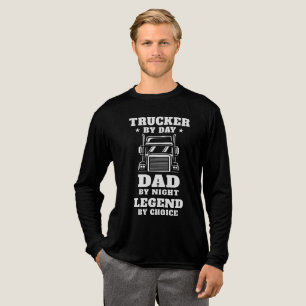 LKW und Vater - Helden auf der Straße und auf der  Tri-Blend Shirt