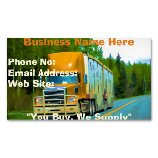 LKW-Unternehmen liefern Biz-Karten Magnetische Visitenkarte