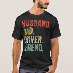 LKW-Vater-Fahrer Lustig fahren LKW Vintage Panzer T-Shirt