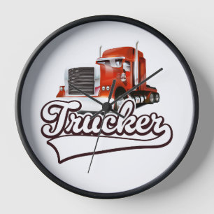 LKW-Vintage-Logo Uhr