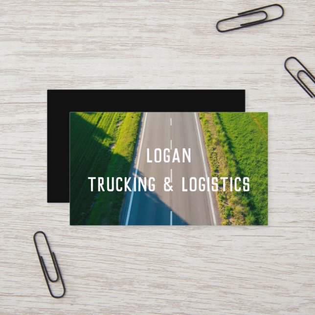 LKW VISITENKARTE (Vorderseite/Rückseite Beispiel)