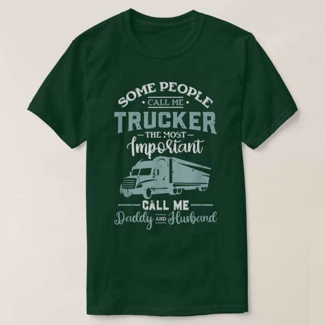 LKW-Zubehör für LKW-Fahrer und Motor-Lover T-Shirt (Design vorne)
