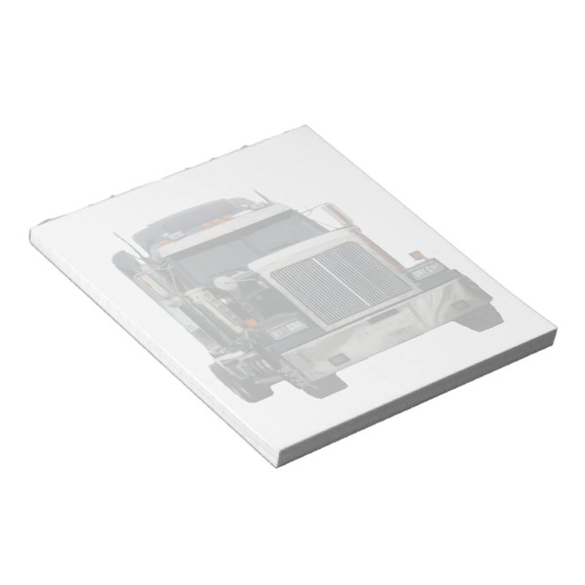 Lkw-Zugmaschine Notepad Notizblock (angewinkelt)