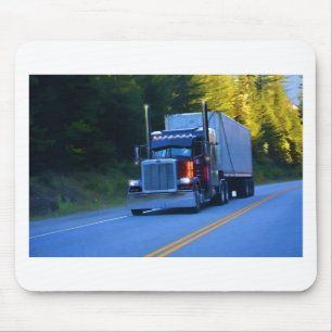 LKWs, Big Rig Cargo Truck Art Mousepad