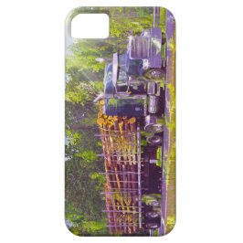 LKWs Big Rig Logging Truck iPhone Case