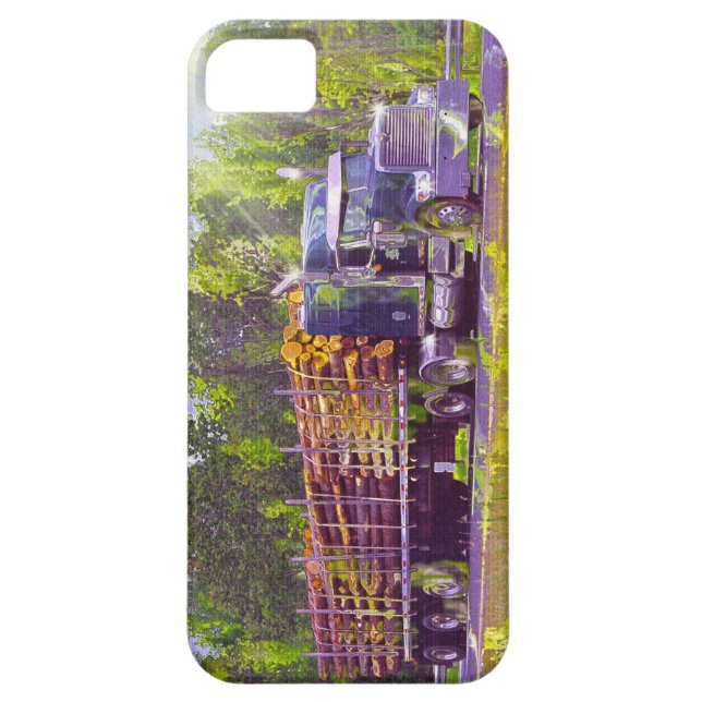LKWs Big Rig Logging Truck iPhone Case (Rückseite)