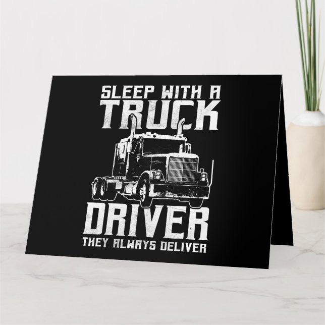 LKWs Geschenke Trailer LKW 18 Roller Karte (Vorderseite)