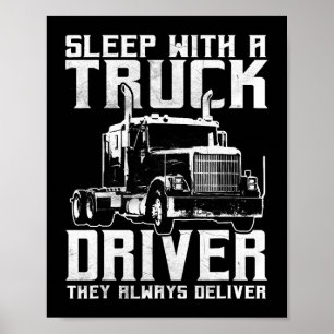 LKWs Geschenke Trailer LKW 18 Roller Poster