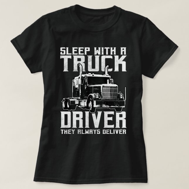 LKWs Geschenke Trailer LKW 18 Roller T-Shirt (Design vorne)