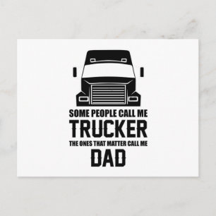 LKWs Liebe LKWs Funny Truck Geschenk Postkarte