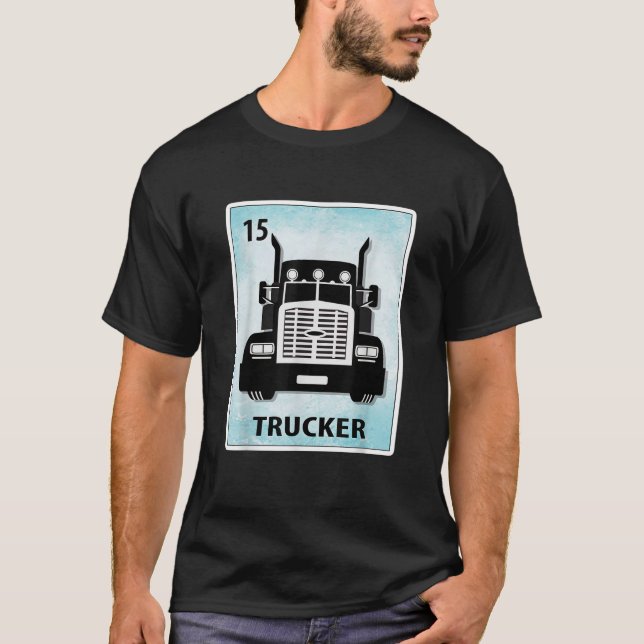LKWs mexikanische LKW-Fahrkarten T-Shirt (Vorderseite)