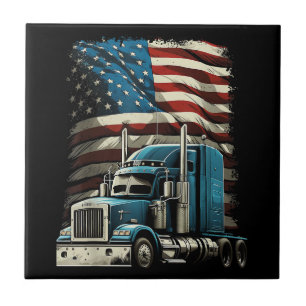 LKWs US-amerikanische Fahne für Patriotic Truck Dr Fliese