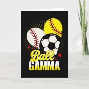Ll Gamma Verkauf Softll Fußball Lustig Süß Weihnac Karte