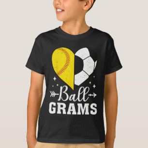 Ll Grams Lustig Softll Fußball Grams  T-Shirt