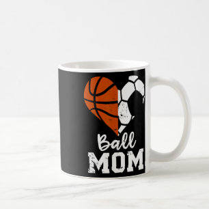 Ll Mom Herz Lustig Fußball Sketll Mom  Kaffeetasse