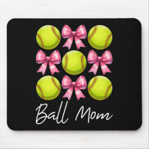 Ll Mom Softll Mom Mama Muttertag Rosa Coquette Mousepad