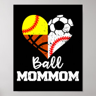 Ll Mommom Fußball Verkaufen Softll Sketll Mommom Poster