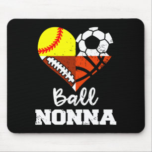 Ll Oma Fußball Fußll Softll Skizze Spieler Oma Mousepad