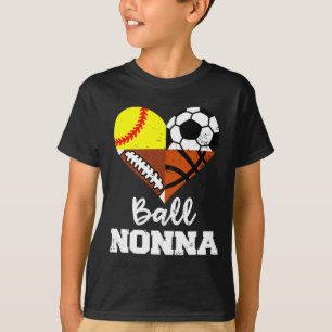 Ll Oma Fußball Fußll Weichll Skizze Spieler Oma T-Shirt