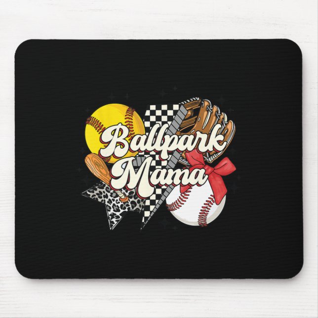 Ll Park Mama. Verkaufen Sie die Mama der Mutter Mousepad (Vorne)