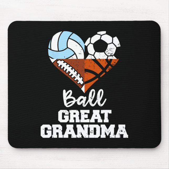 Ll Ur-Urgroßmutter Fußball Fußll Sketll Volleyll  Mousepad (Vorne)