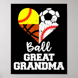 Ll Ururgroßmutter Fußball Verkaufen Weichll Skizze Poster