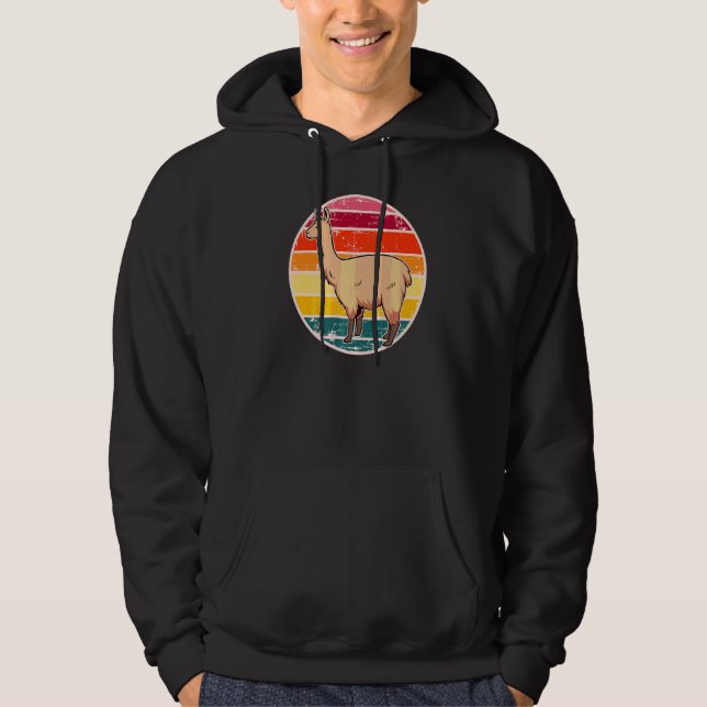 Llama Alpaca Llamas Kinder Mädchen 2 Hoodie (Vorderseite)