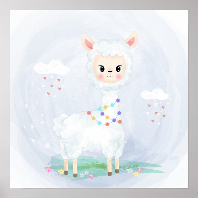Llama/Alpaca Poster (Vorne)