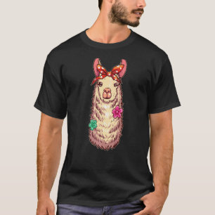 Llama Alpaka Fans Niedlich Tier Natur Landwirt T-Shirt