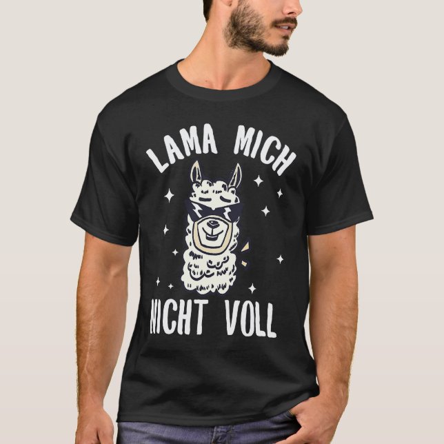 Llama Alpaka Llama T-Shirt (Vorderseite)